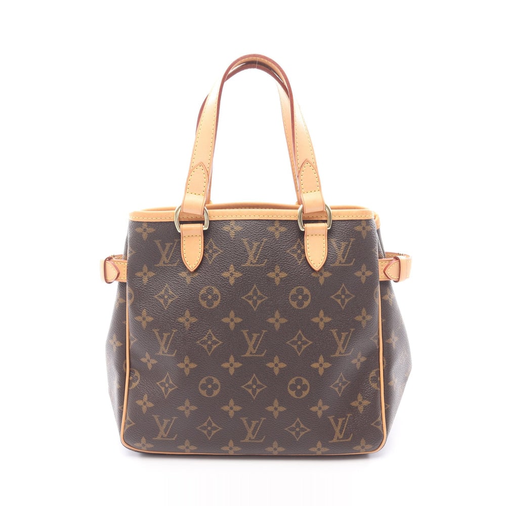 LV Batignolles Monogram Handbag: Batignolles handbag in brown Monogram canvas. Size 24 x 22 x 15 cm. Handle 33 cm.