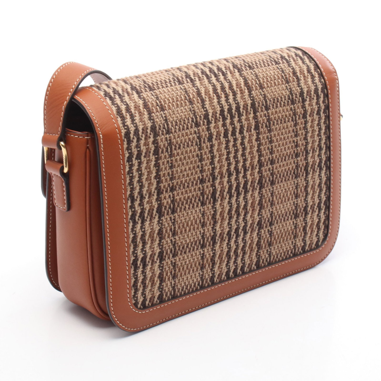 Celine Classic Triomphe Tweed Bag - 2
