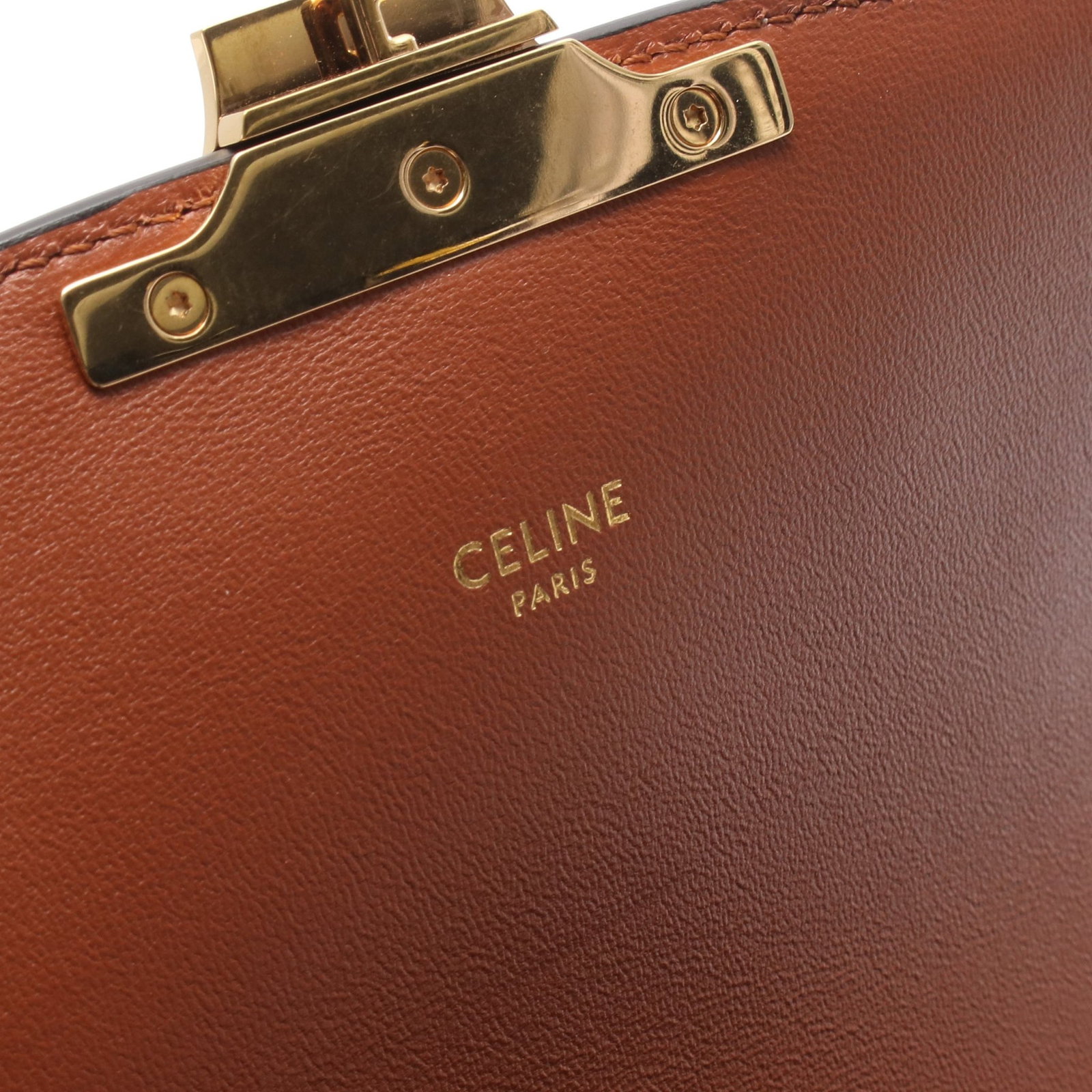 Celine Classic Triomphe Tweed Bag - 4