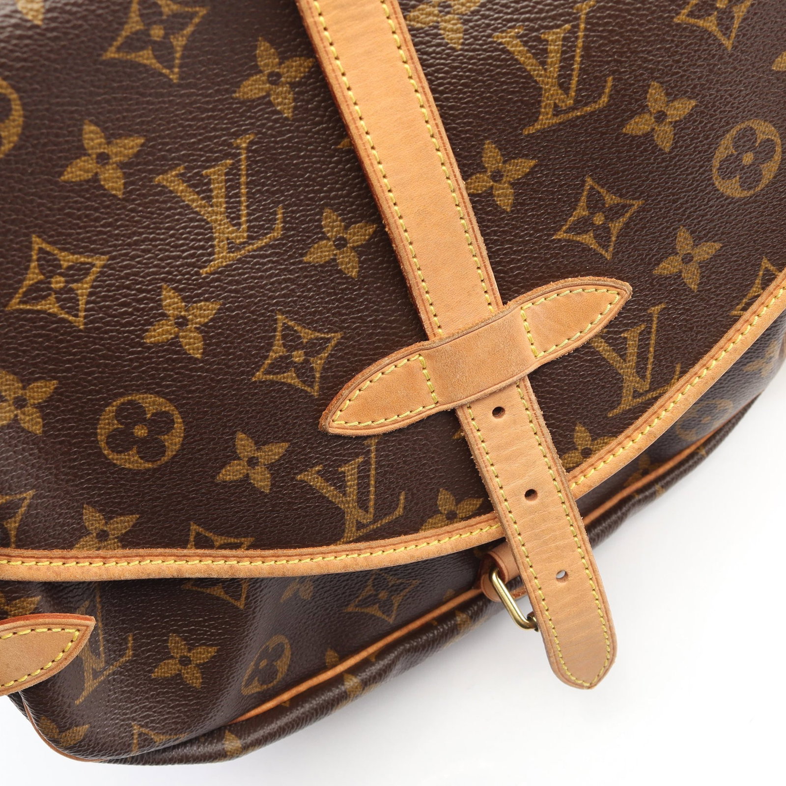 LV Saumur 30 Monogram Shoulder Bag - 8