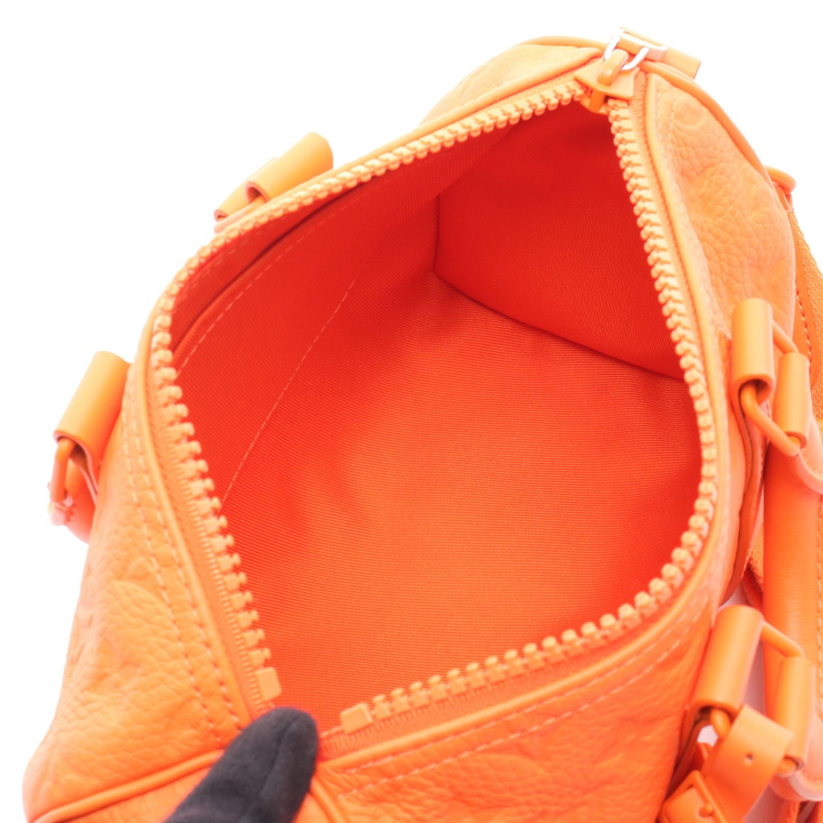 LV Keepall 25 Empreinte Orange - 3