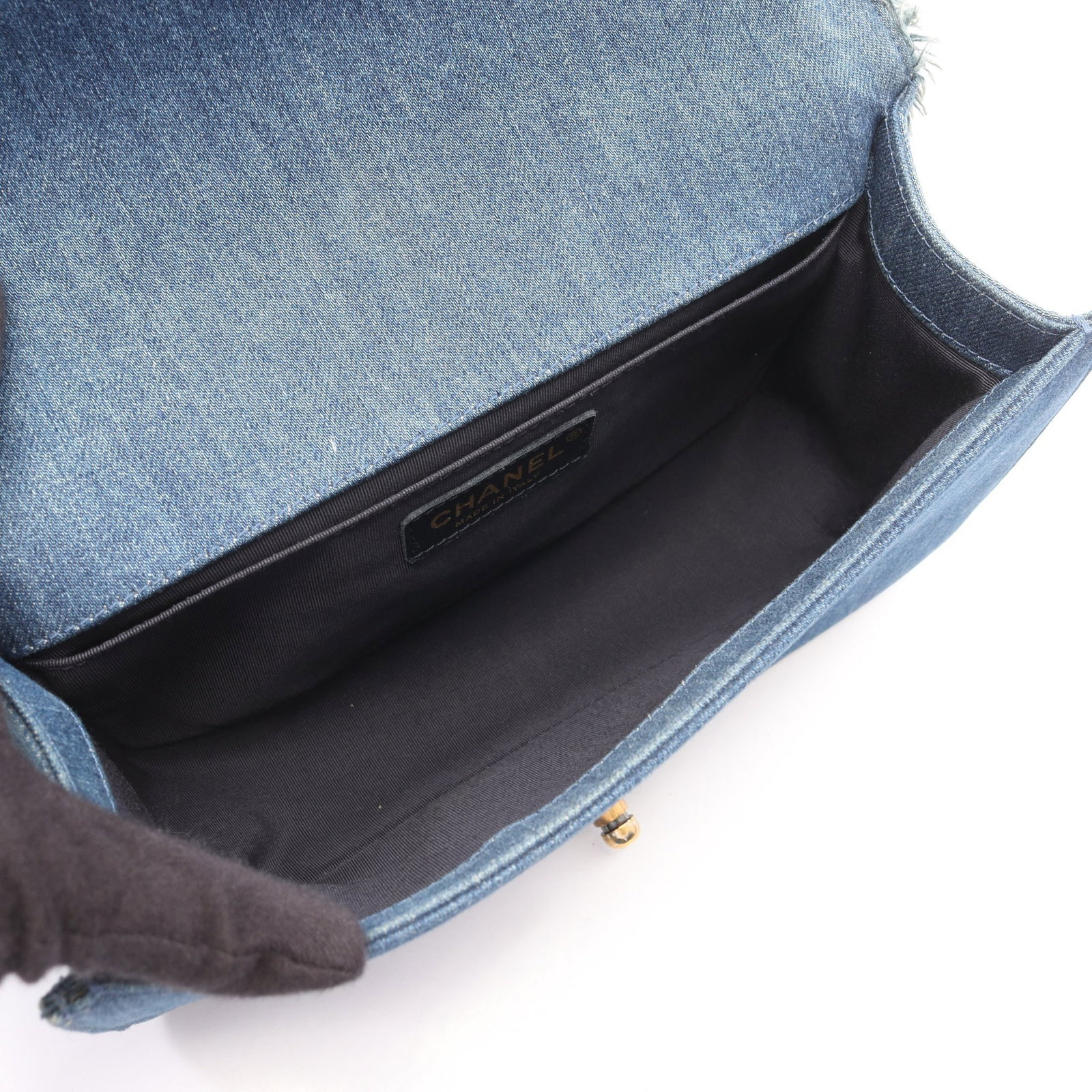 Chanel Boy Patchwork Denim Blue - 3