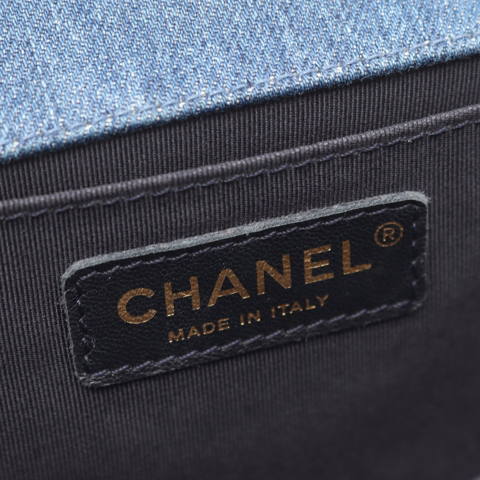 Chanel Boy Patchwork Denim Blue - 4