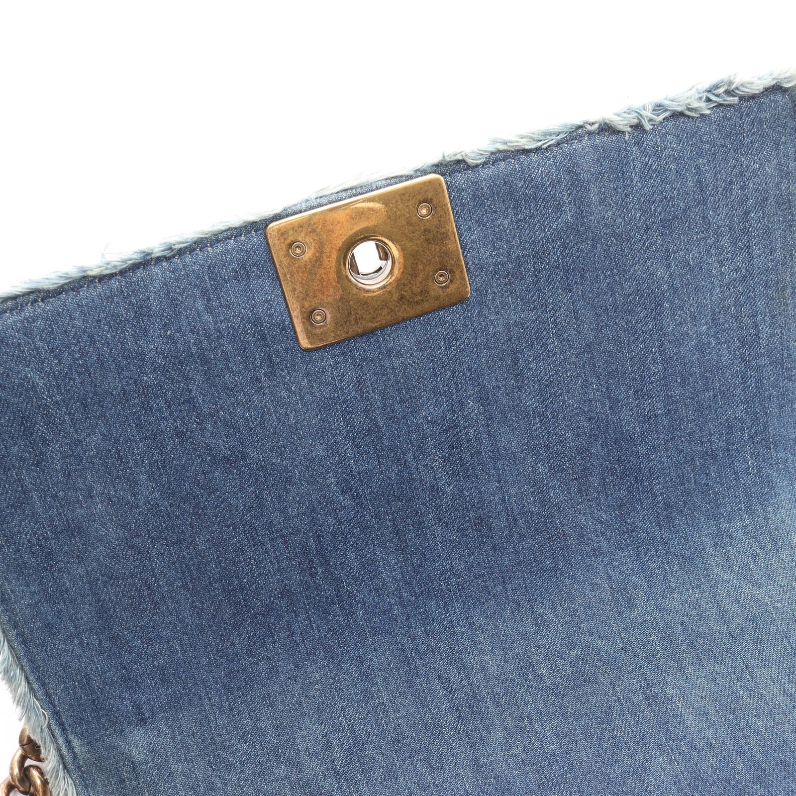 Chanel Boy Patchwork Denim Blue - 6