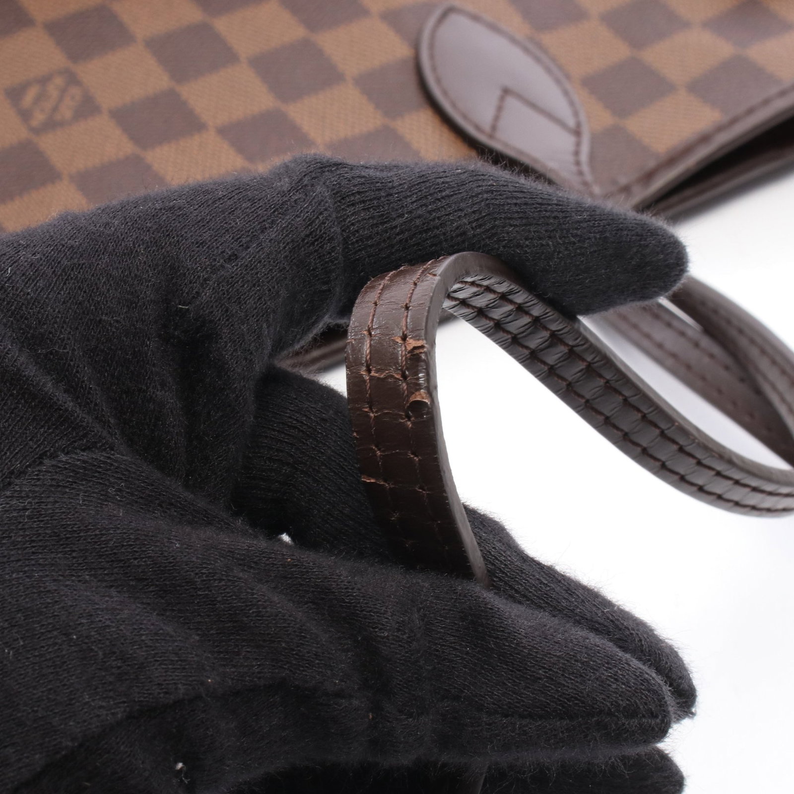 LV Neverfull MM Damier Ebene Tote - 12