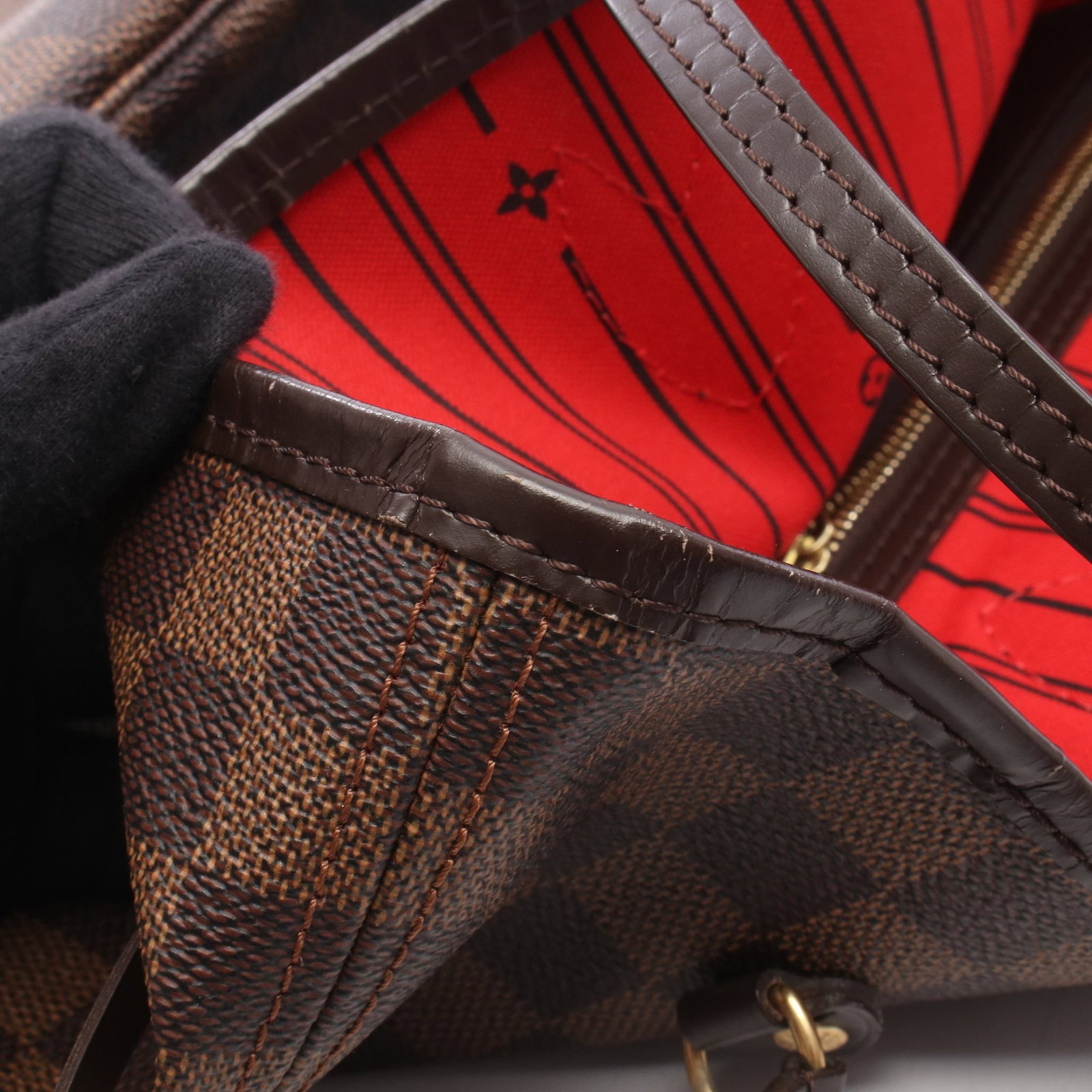 LV Neverfull MM Damier Ebene Tote - 13