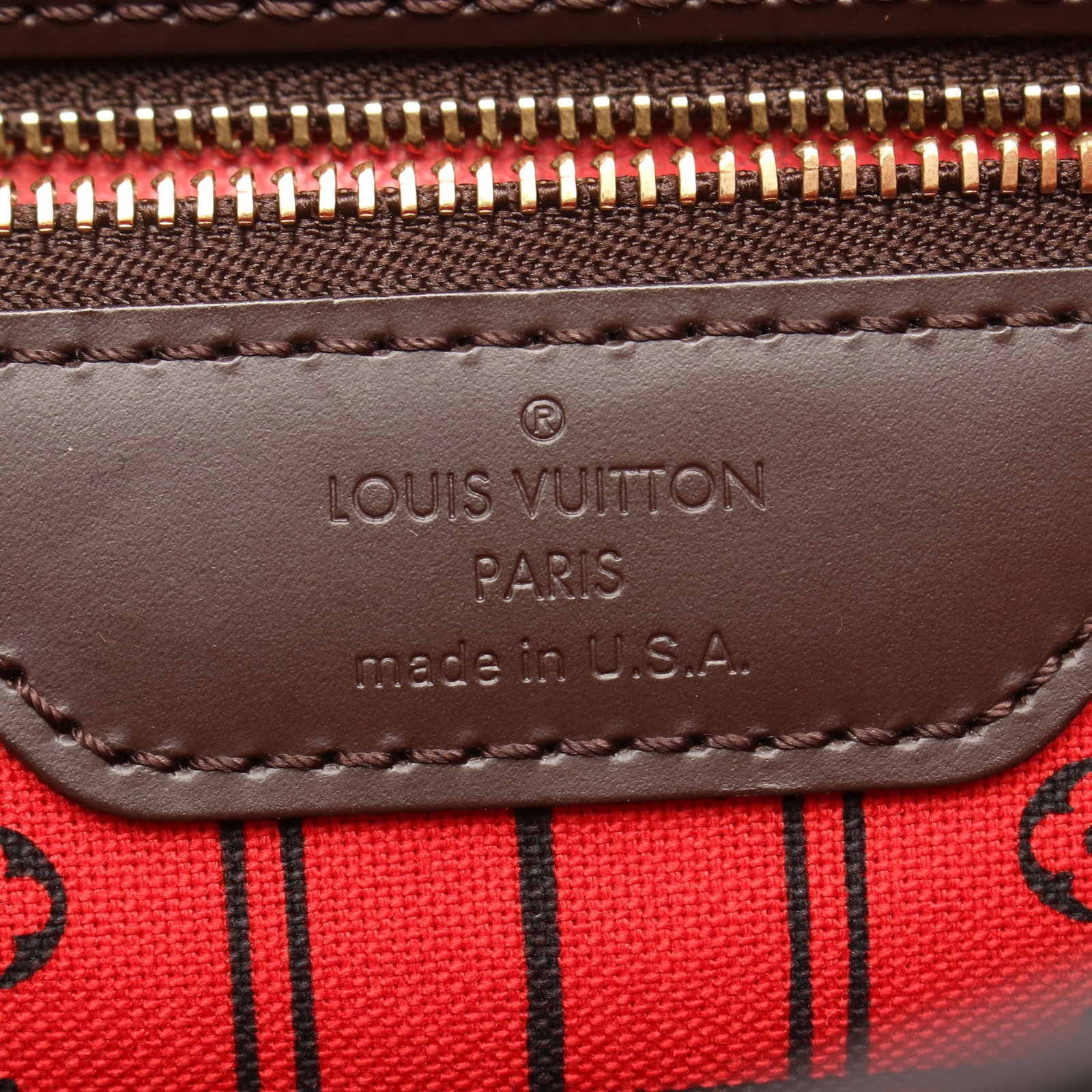 LV Neverfull MM Damier Ebene Tote - 4