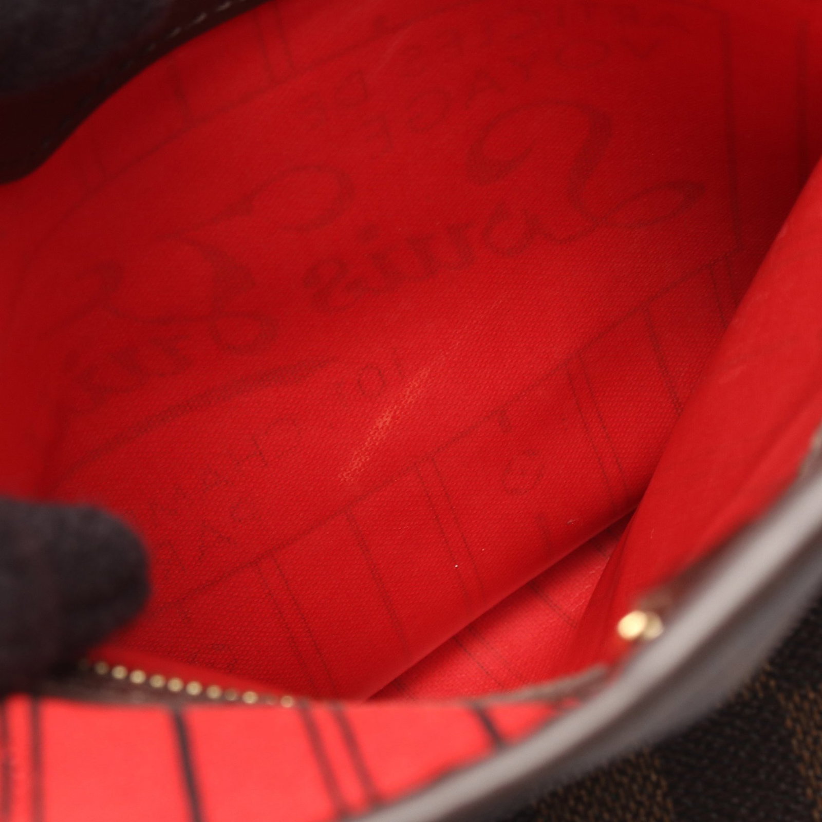 LV Neverfull MM Damier Ebene Tote - 6