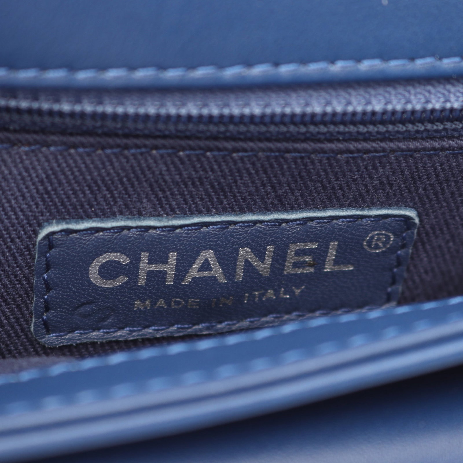 Chanel Coco Eyelet Round Mini Blue - 4
