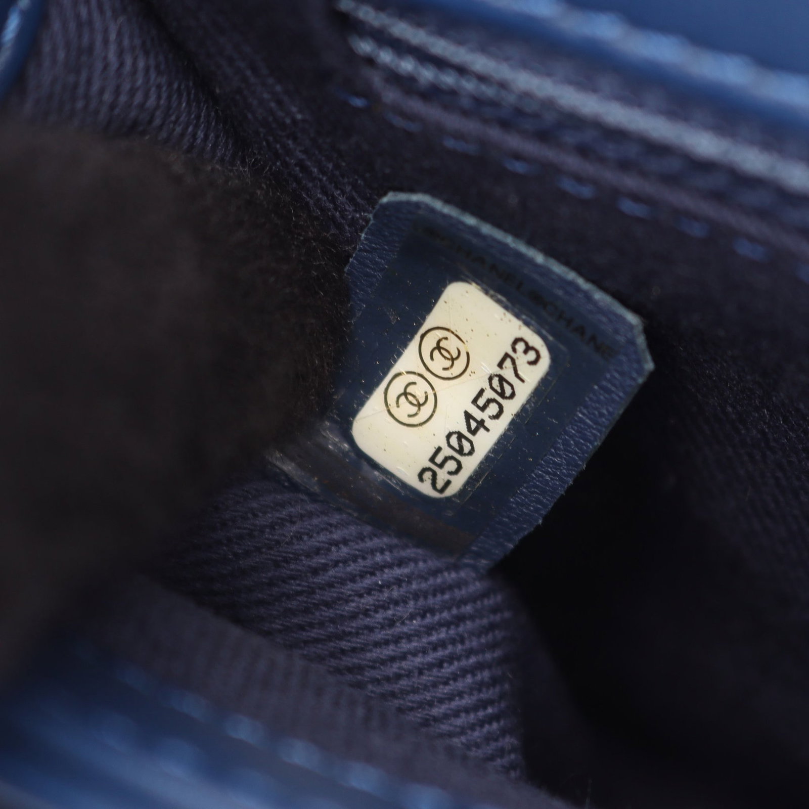 Chanel Coco Eyelet Round Mini Blue - 5