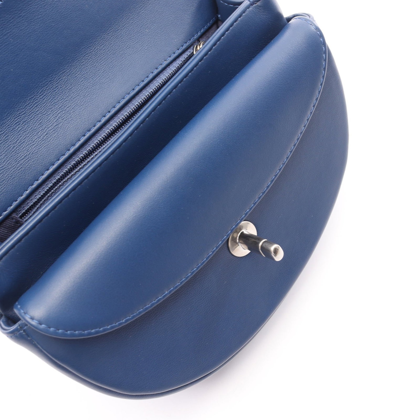 Chanel Coco Eyelet Round Mini Blue - 9