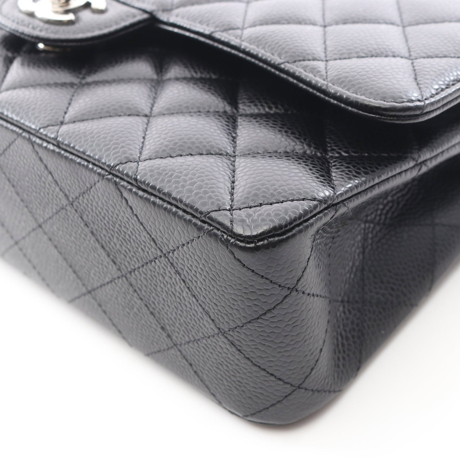 Chanel Double Flap Black Caviar - 8