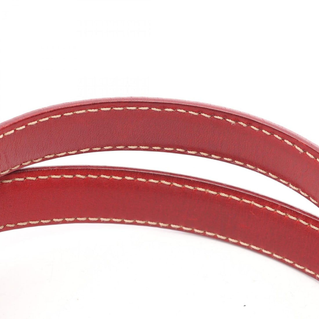 Celine Macadam Handbag Beige Red - 7
