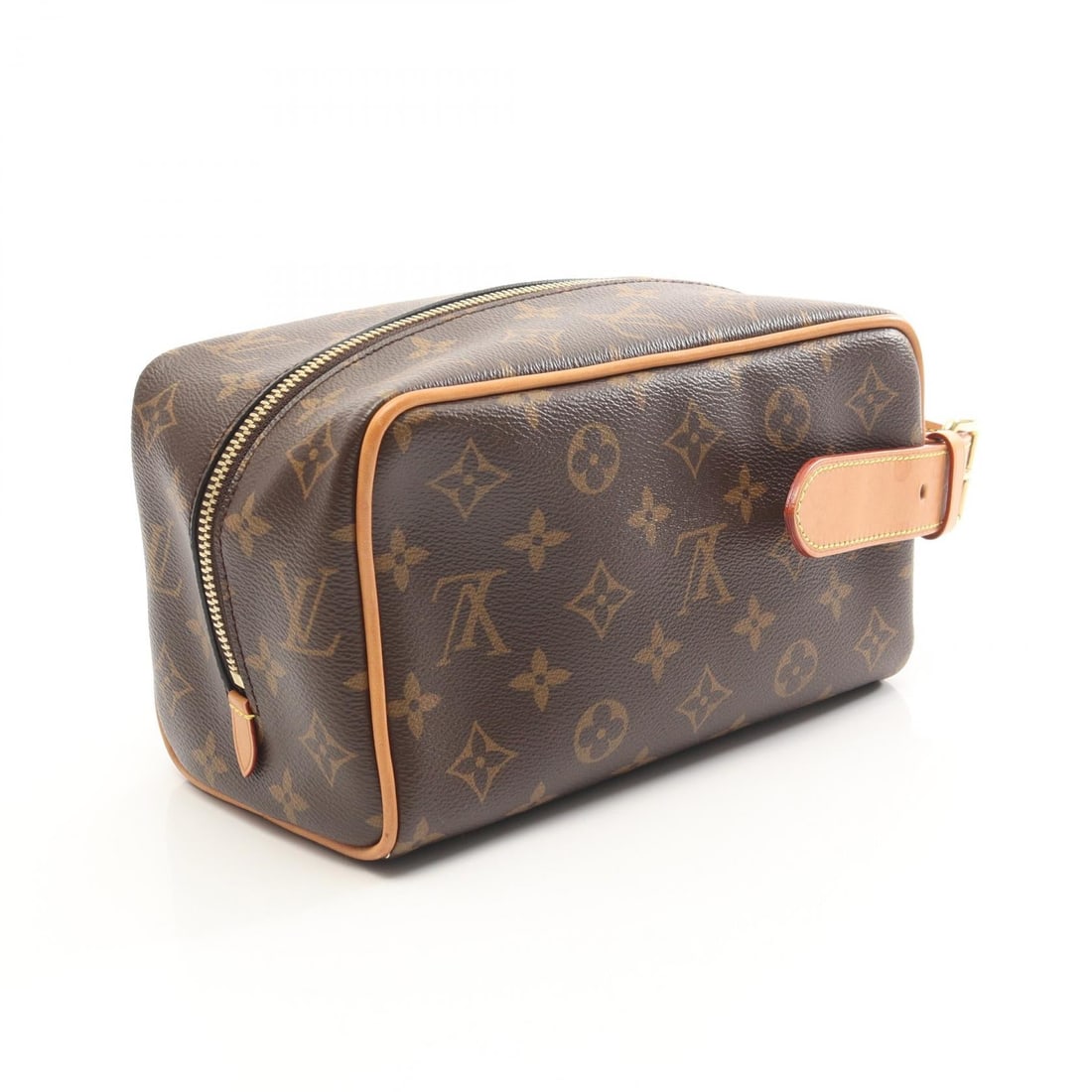 LV Locker Dopp Kit Clutch Brown - 2