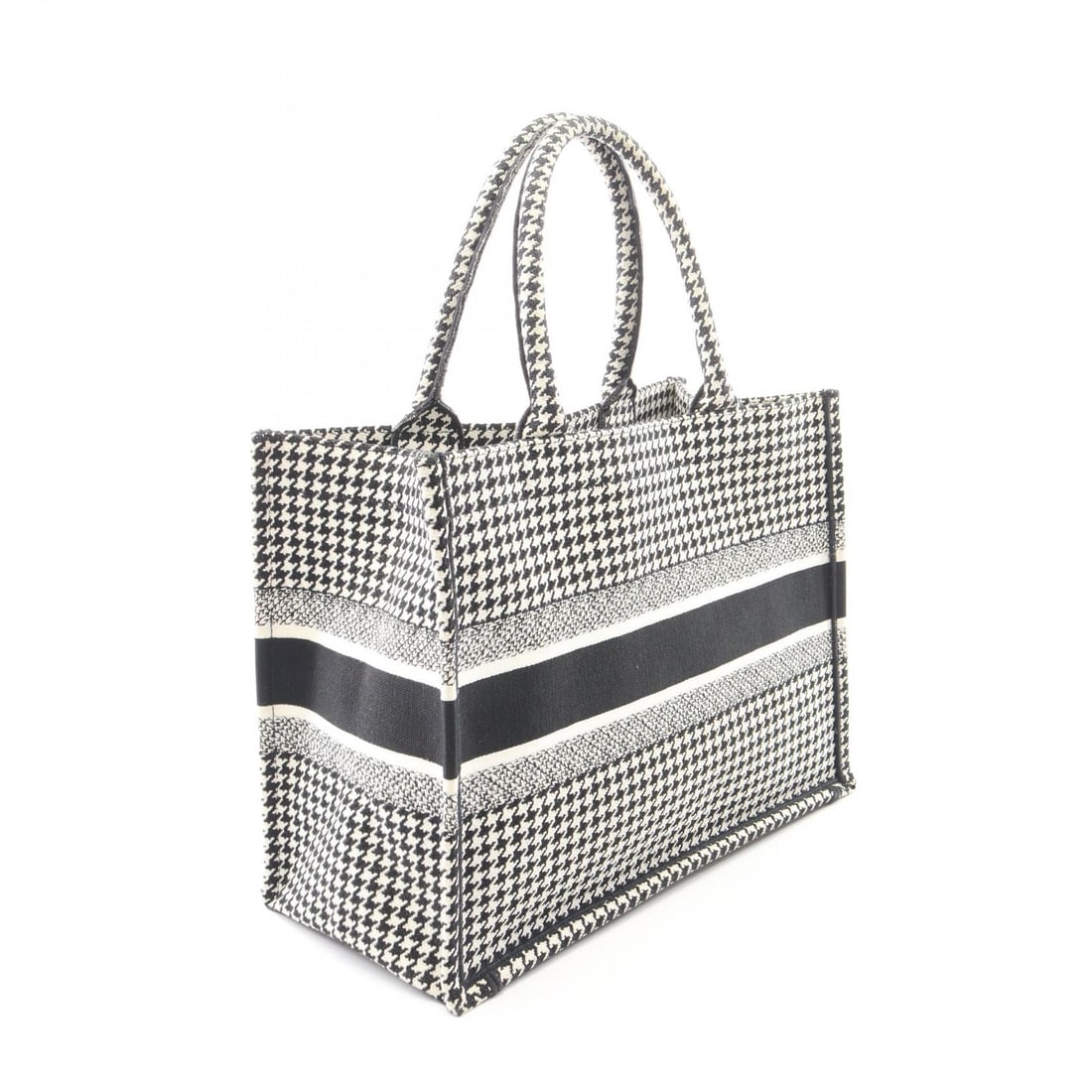 Dior Book Tote Medium Houndstooth - 2
