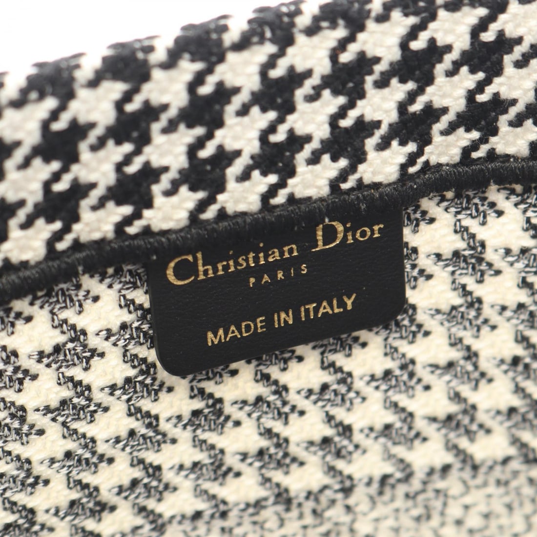 Dior Book Tote Medium Houndstooth - 4