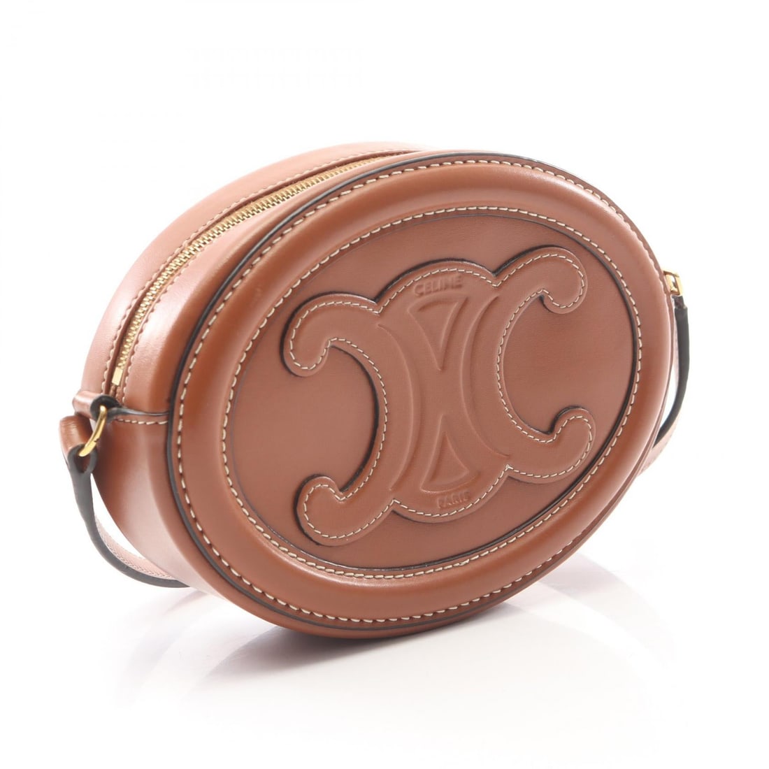 Celine Triomphe Oval Shoulder Bag - 2