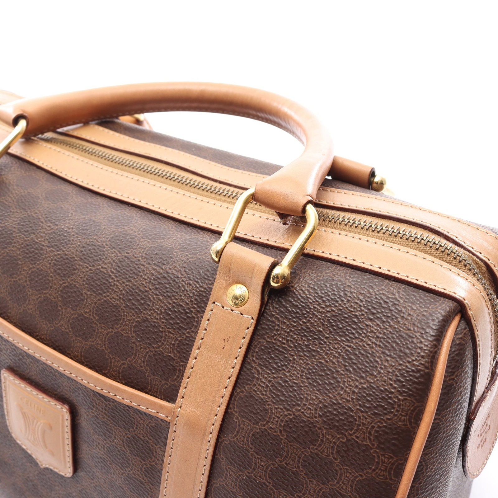 Celine Macadam Mini Boston Brown - 7