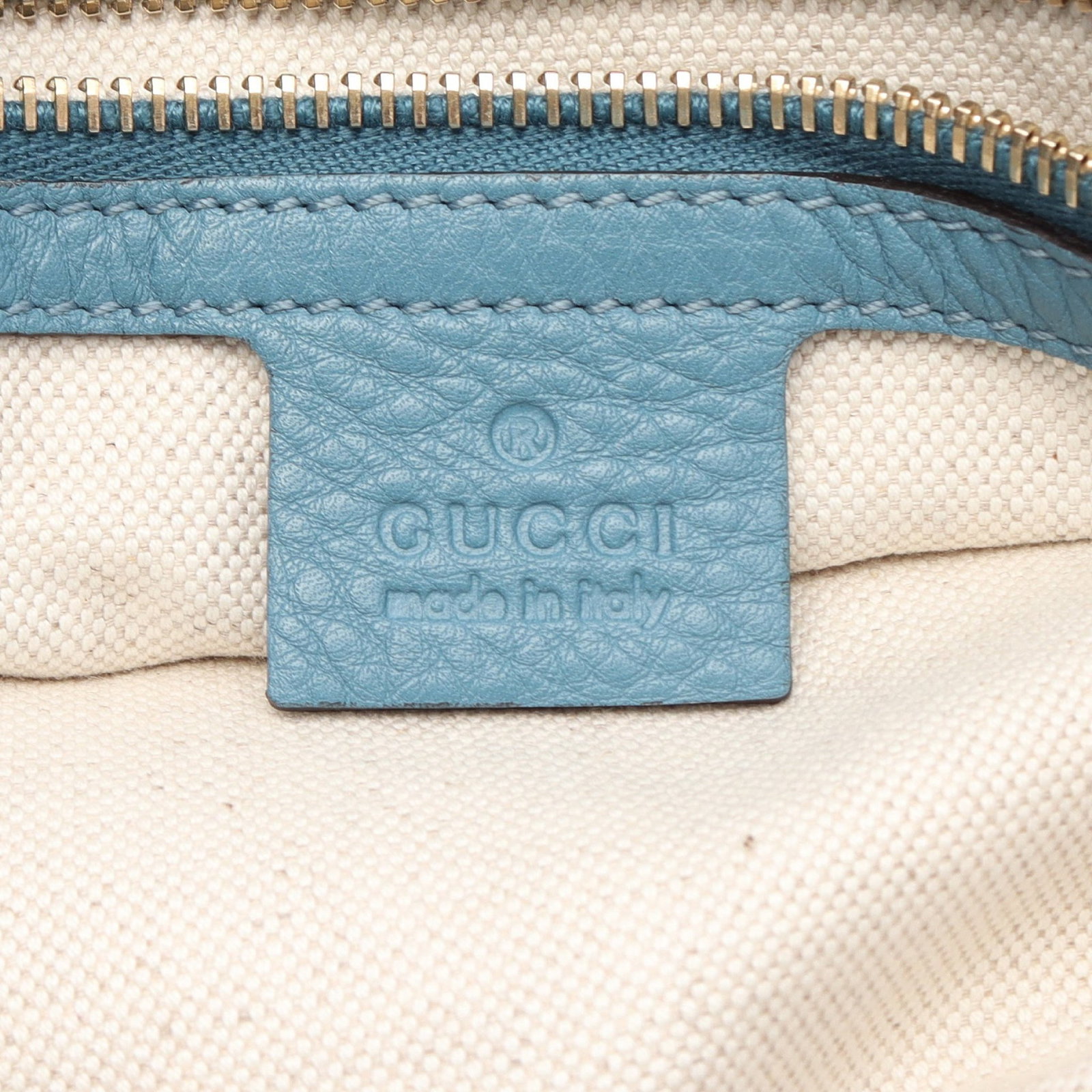 Gucci Bamboo Shopper Medium Blue - 4