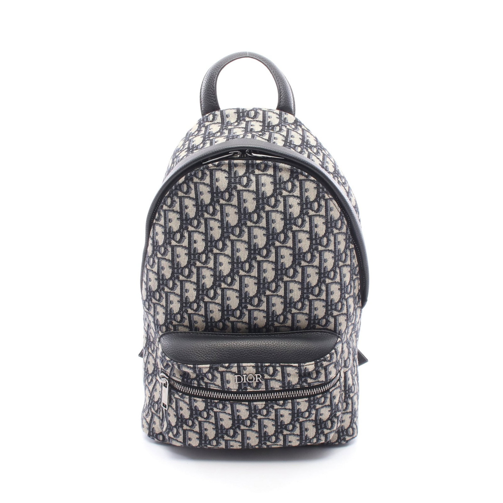 Dior Rider Kids Backpack Oblique: Authentic and authenticated Christian Dior Rider Oblique Kids backpack in navy, beige, and black canvas leather. Model 1PEBA158YKY. Approx. 35H x 23W x 10D cm with max 75 cm strap and 18 cm handle.