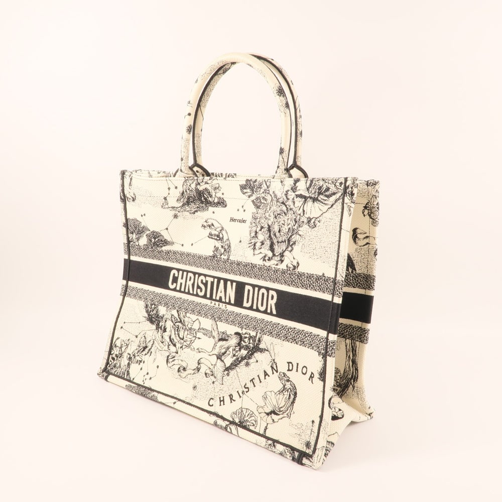 Dior Book Tote Large White - 3