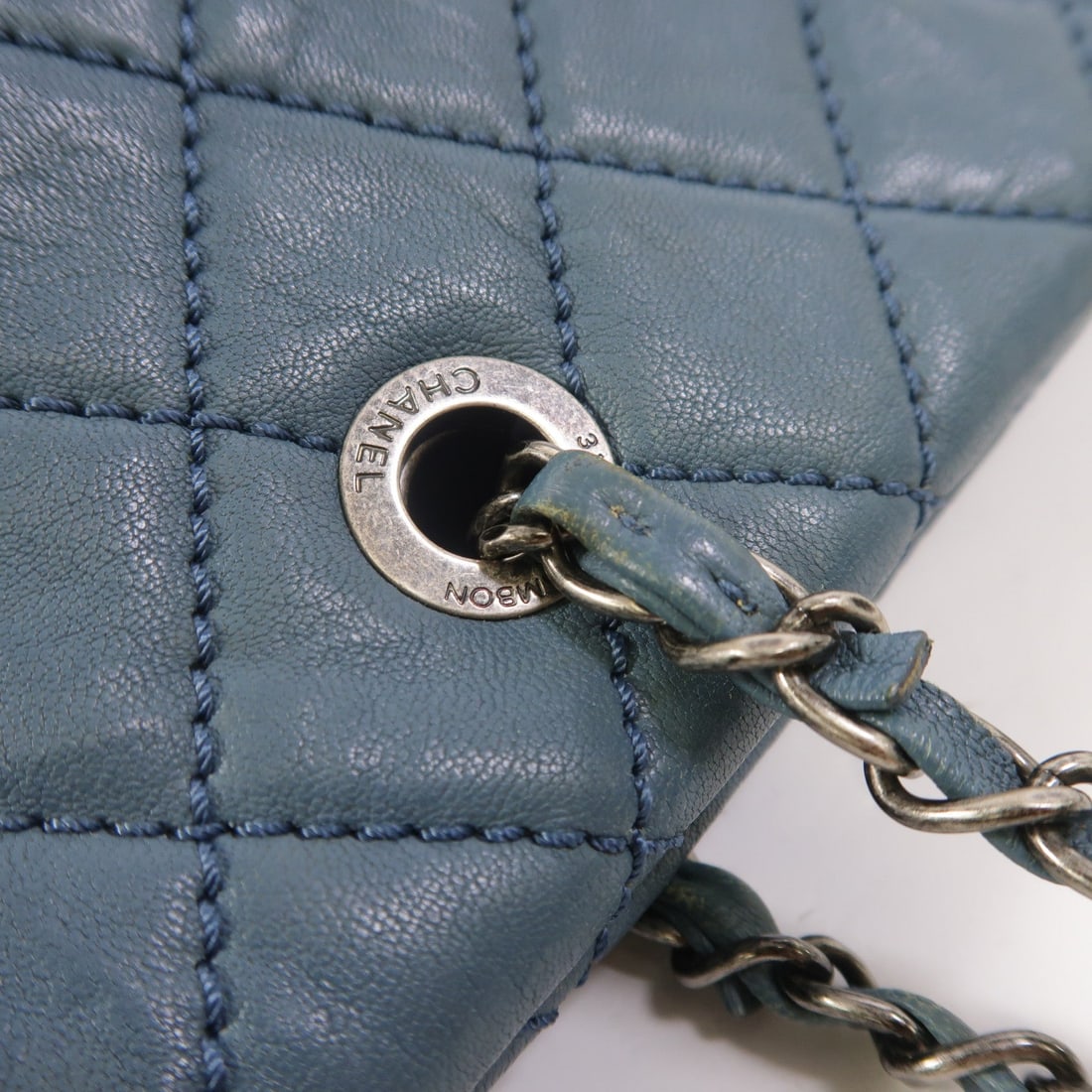 Chanel Chain Tote Blue - 15