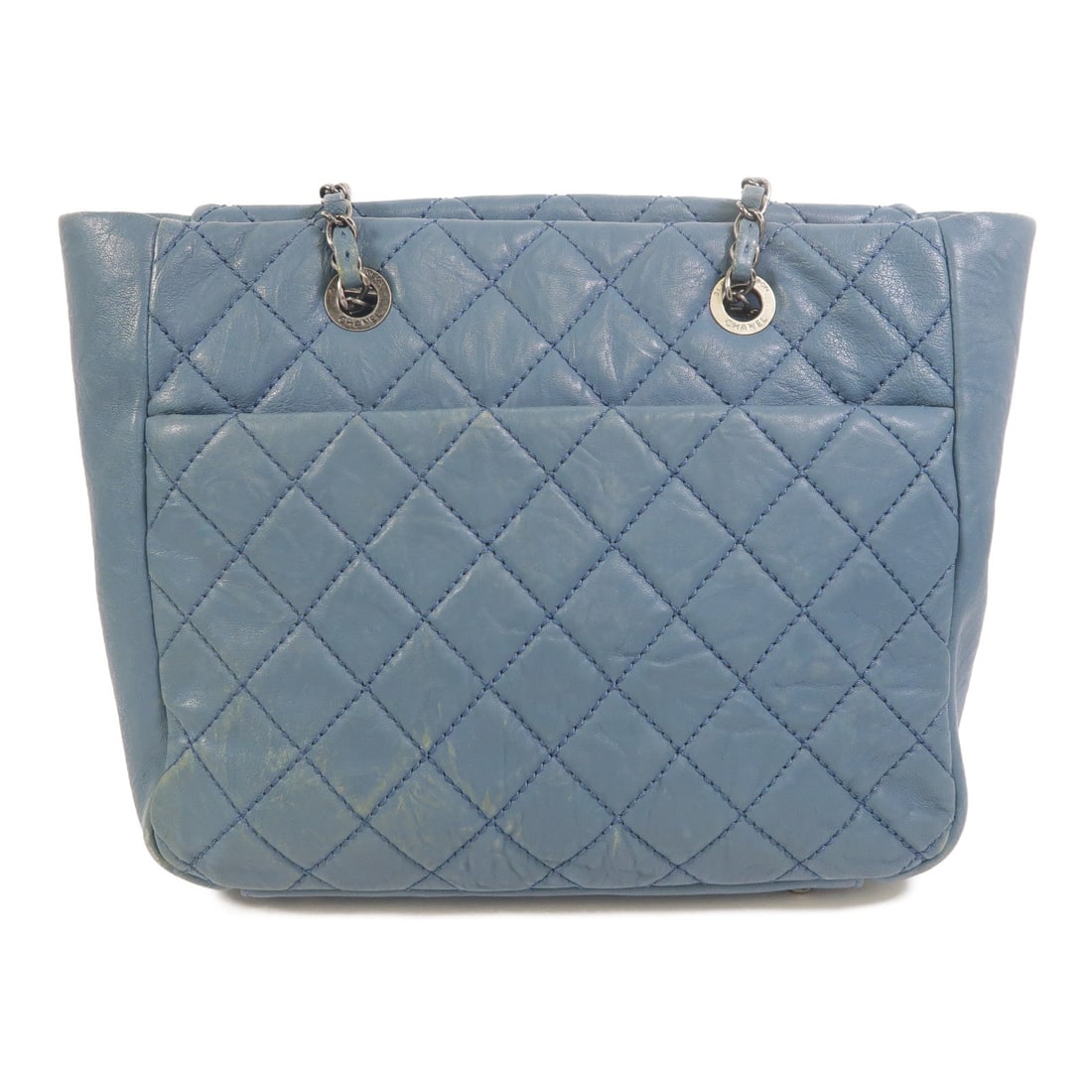 Chanel Chain Tote Blue - 2
