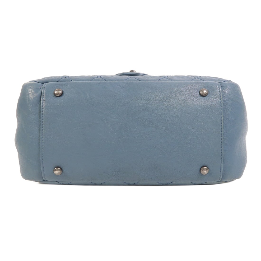 Chanel Chain Tote Blue - 4