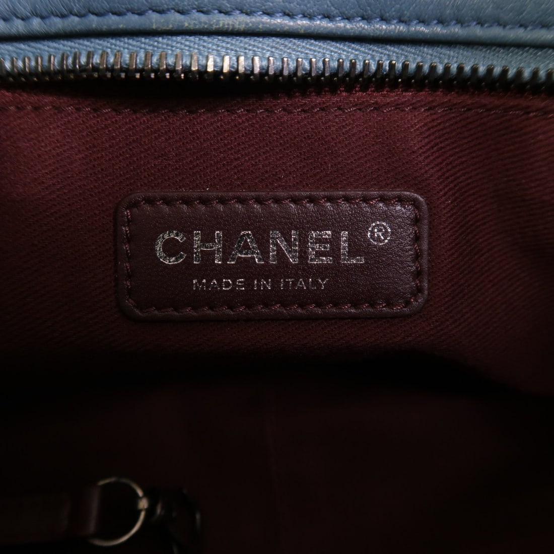 Chanel Chain Tote Blue - 6