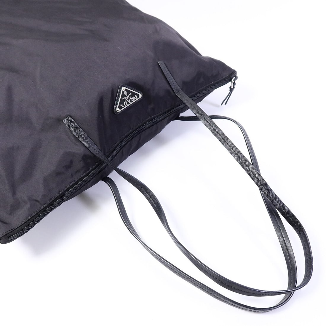 Prada Nylon Tote Bag Black - 9