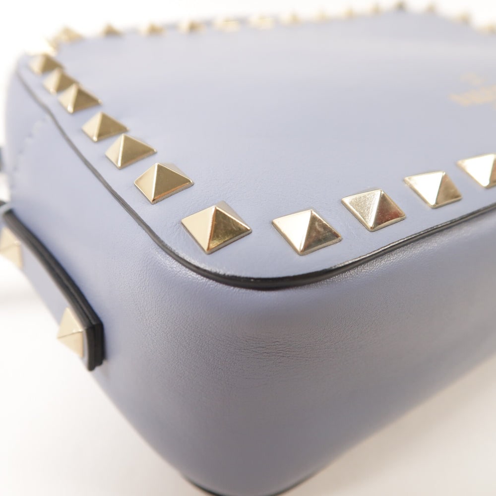 Valentino Rockstud Shoulder Bag Blue - 10