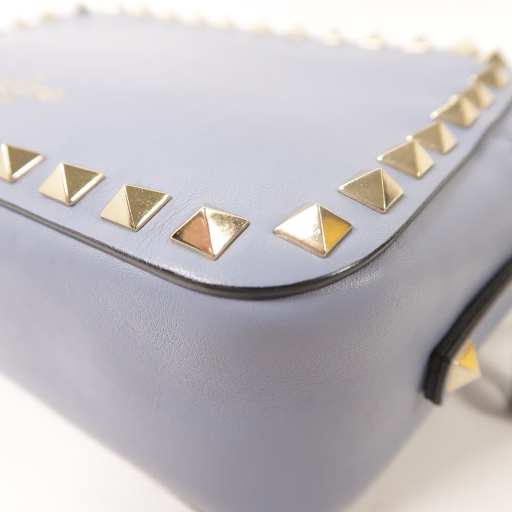 Valentino Rockstud Shoulder Bag Blue - 11