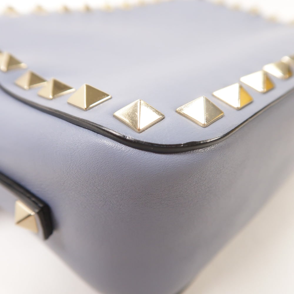 Valentino Rockstud Shoulder Bag Blue - 12