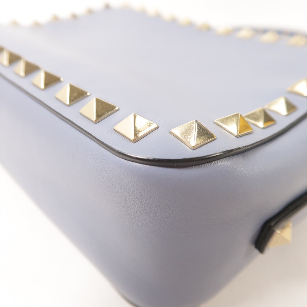 Valentino Rockstud Shoulder Bag Blue - 13