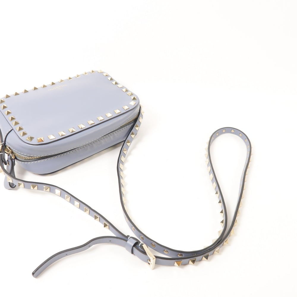 Valentino Rockstud Shoulder Bag Blue - 8