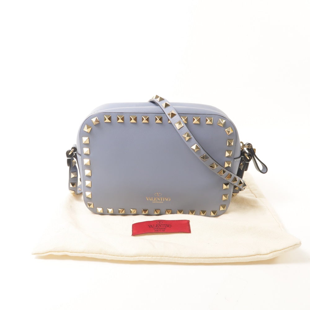 Valentino Rockstud Shoulder Bag Blue - 9