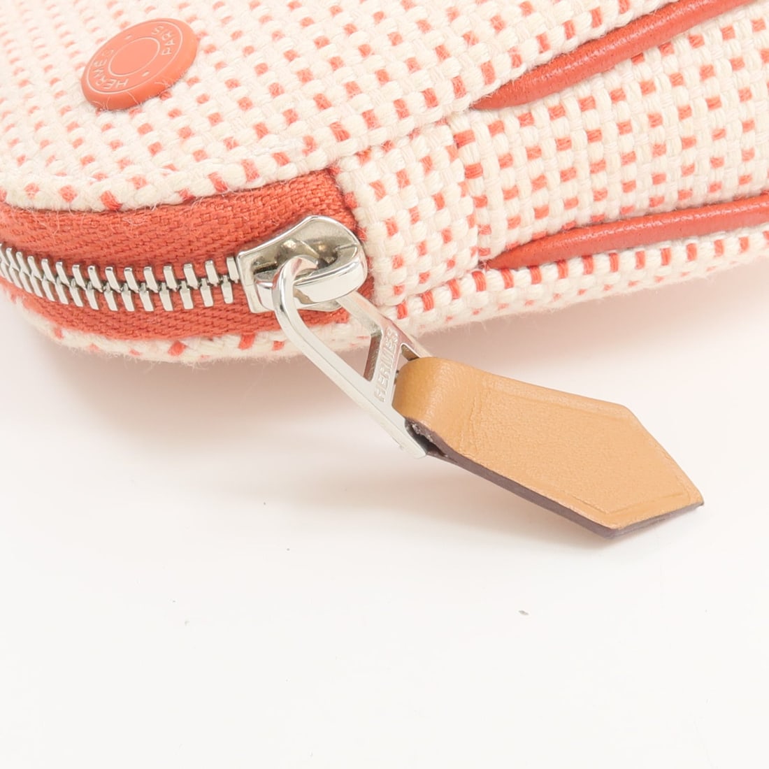 Hermes Echappee H Canvas Case Vermillon - 6