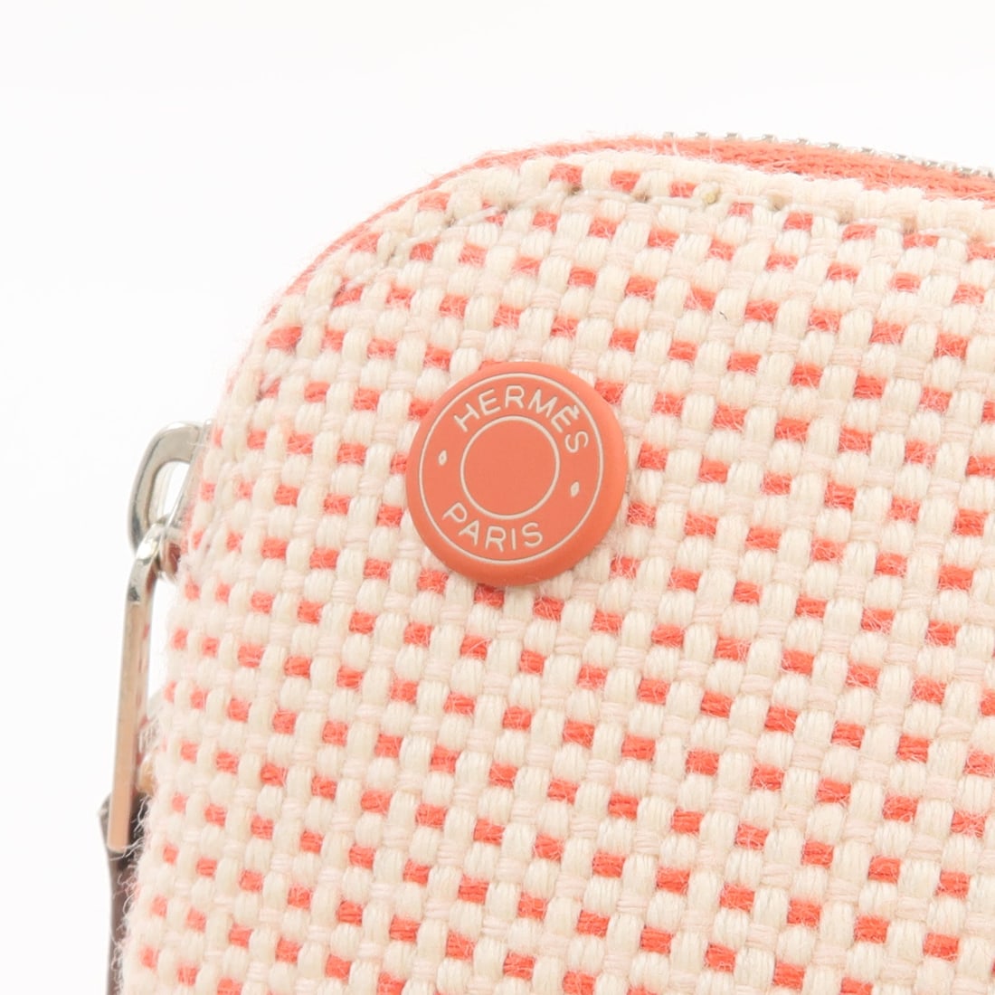 Hermes Echappee H Canvas Case Vermillon - 7