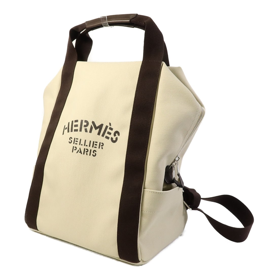 Hermes Groom Backpack Beige - 2