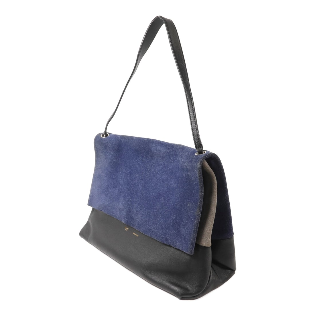 Celine All Soft Shoulder Bag Blue - 3