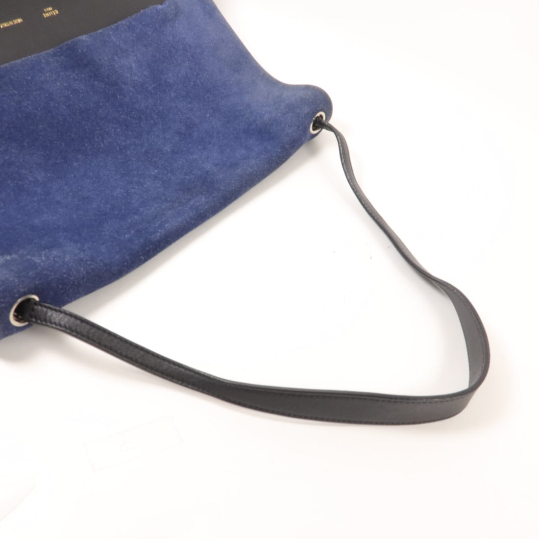 Celine All Soft Shoulder Bag Blue - 8