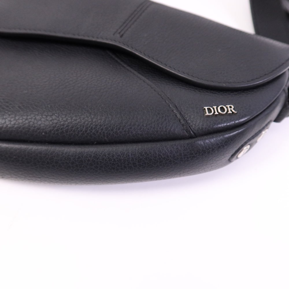 Dior Mini Saddle Bag Black - 11