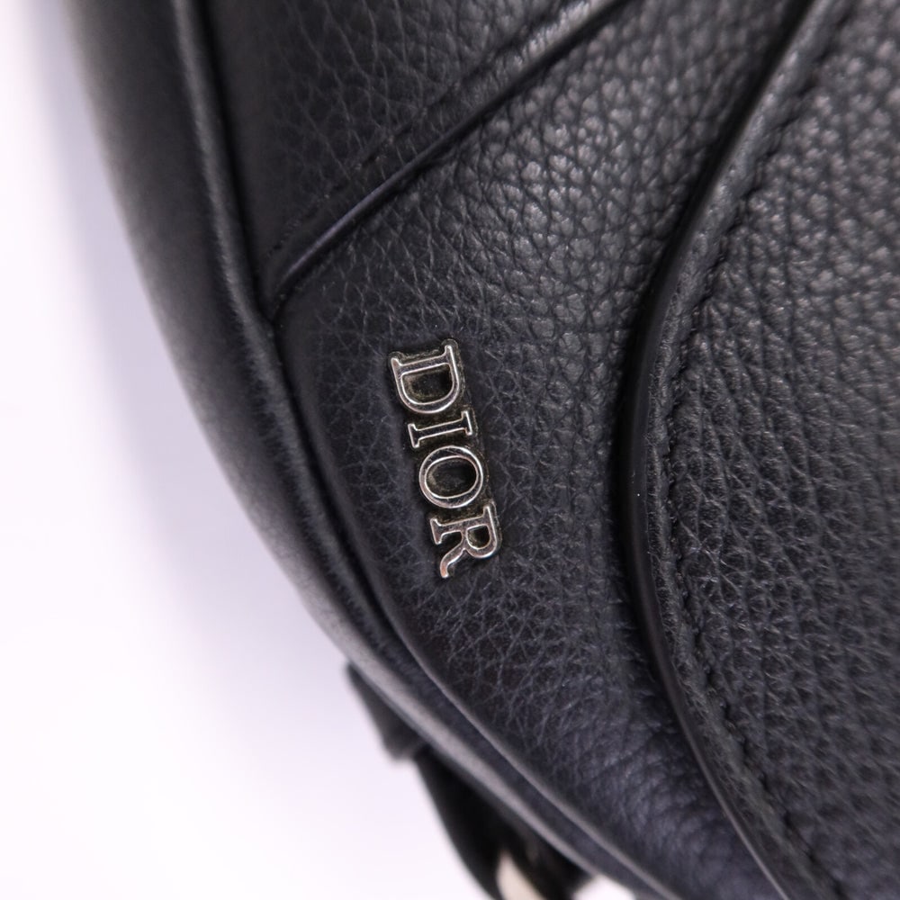 Dior Mini Saddle Bag Black - 8
