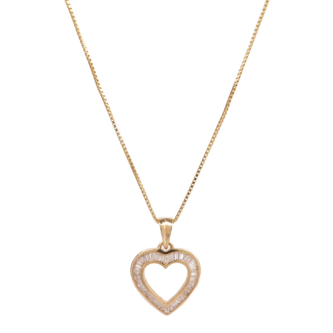 Diamond Necklace Yellow Gold Mix (1 of 8)