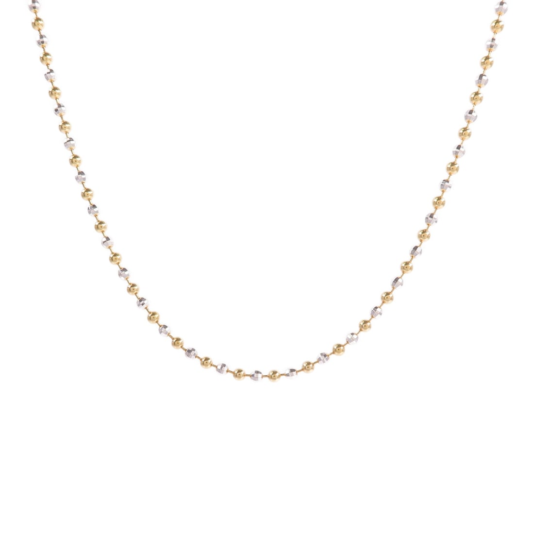 18K White/Yellow Gold Necklace: Jewelry necklace in 18K white gold/yellow gold. Listed price 277,665.00. Real and authenticated.