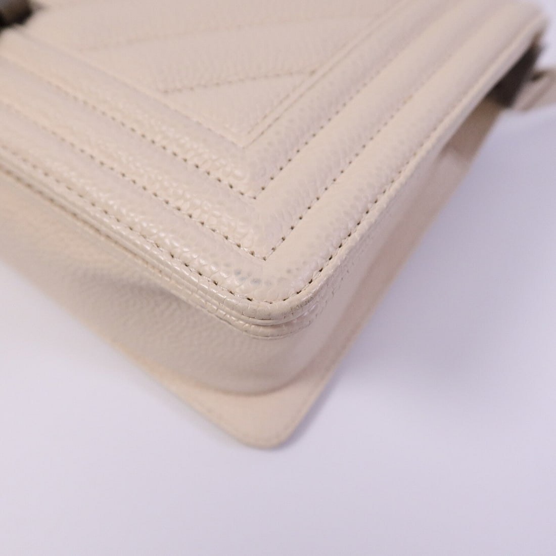 Chanel Boy 25 Beige - 11