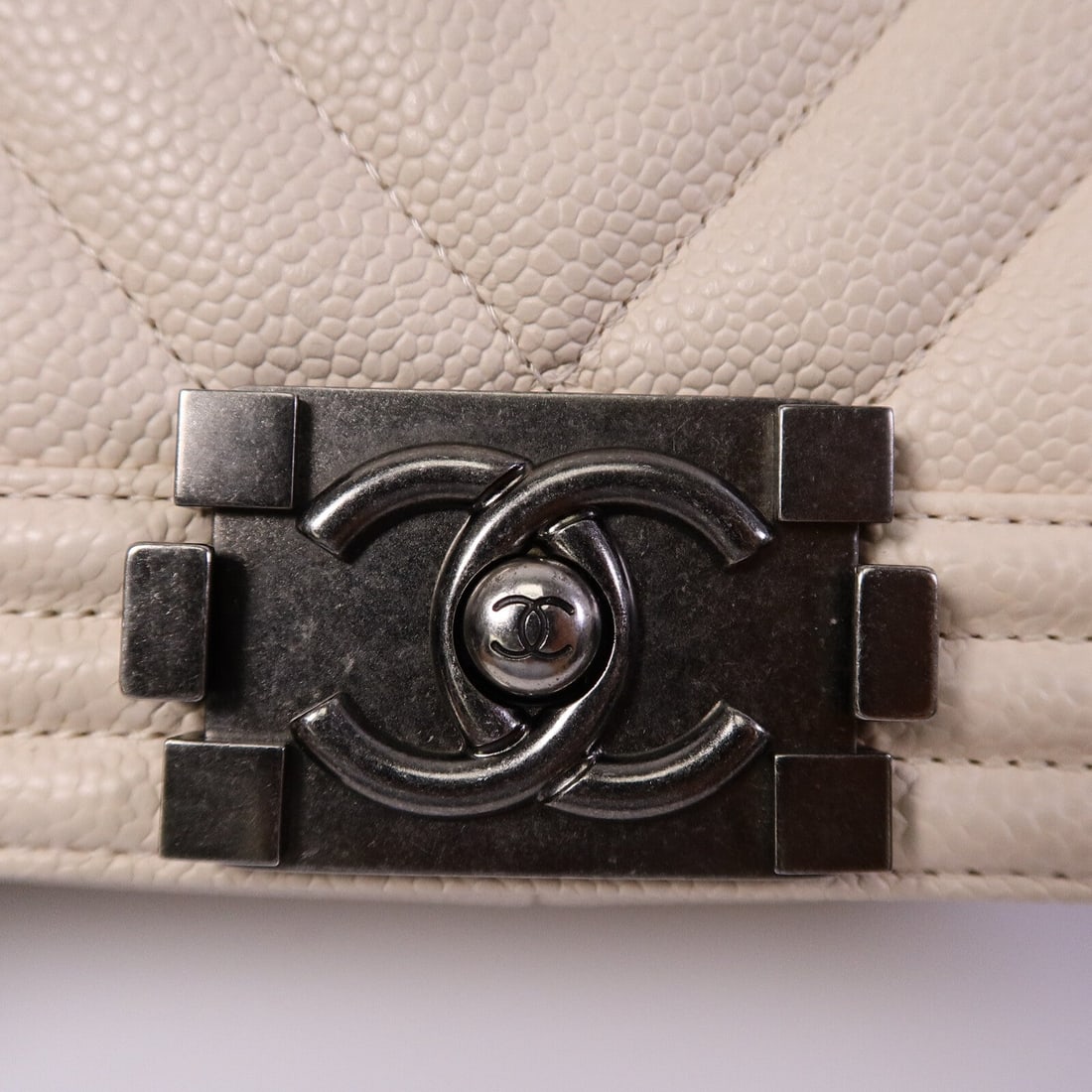 Chanel Boy 25 Beige - 7