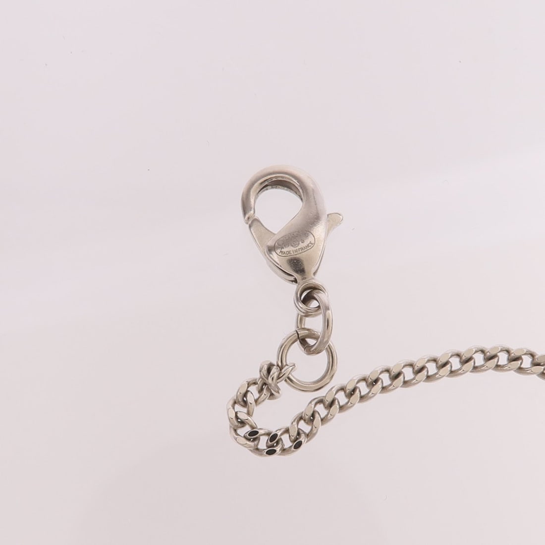 Chanel CC Silver Gray Necklace - 7