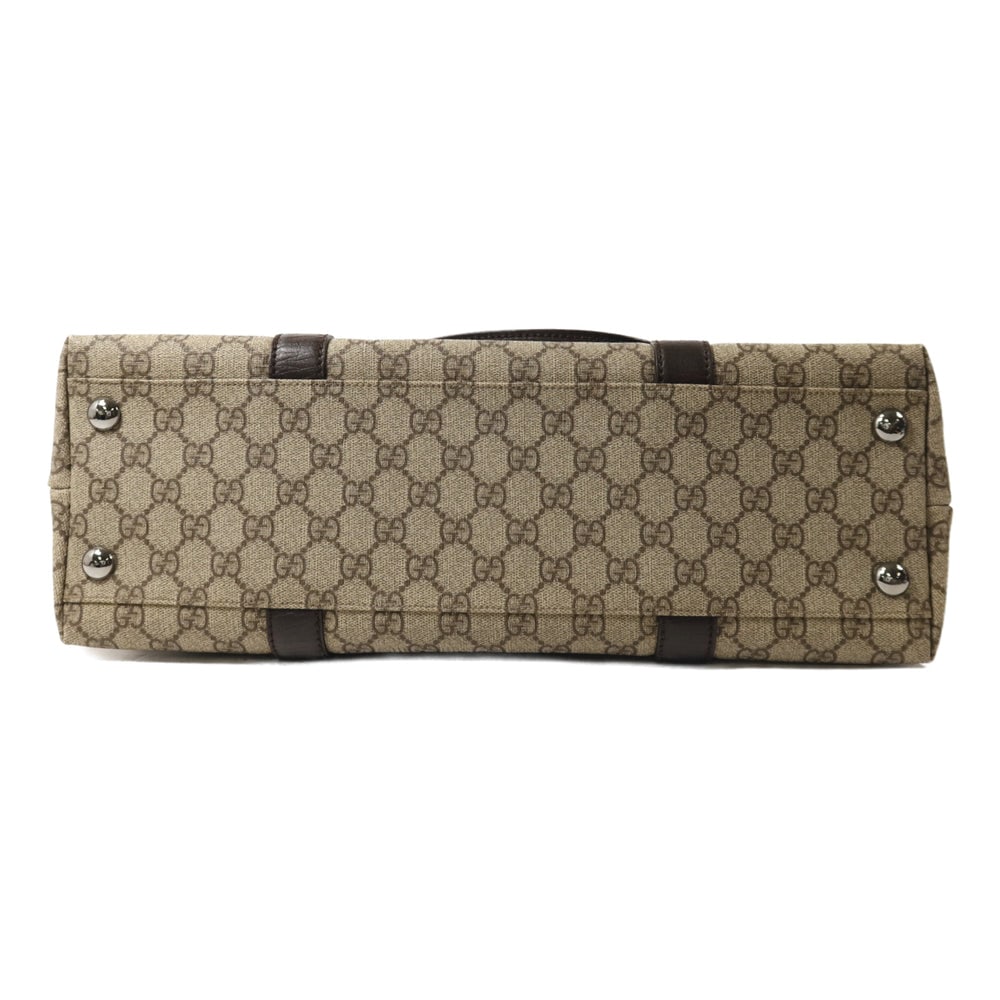 Gucci Coated Tote Brown - 4