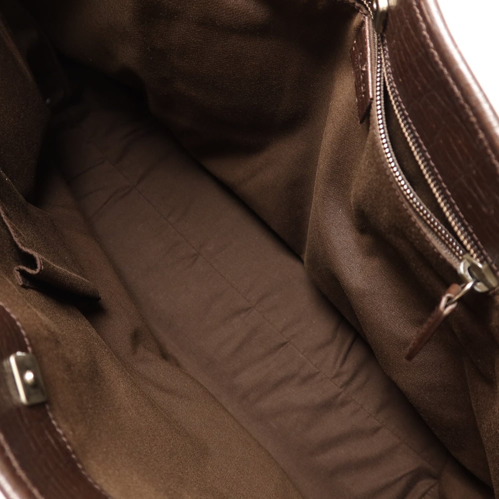 Gucci Coated Tote Brown - 5